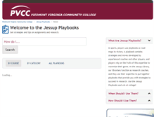 Tablet Screenshot of libguides.pvcc.edu